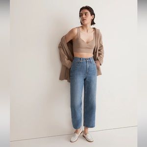 NWT Madewell The Perfect Vintage Wide-Leg Crop Jean - Size 25